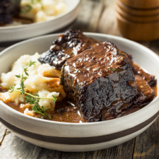 Braised Short Ribs with Herbs and Red Wine